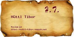 Hüttl Tibor névjegykártya